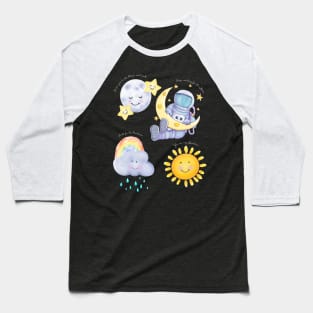 Spaceman with Love Baseball T-Shirt